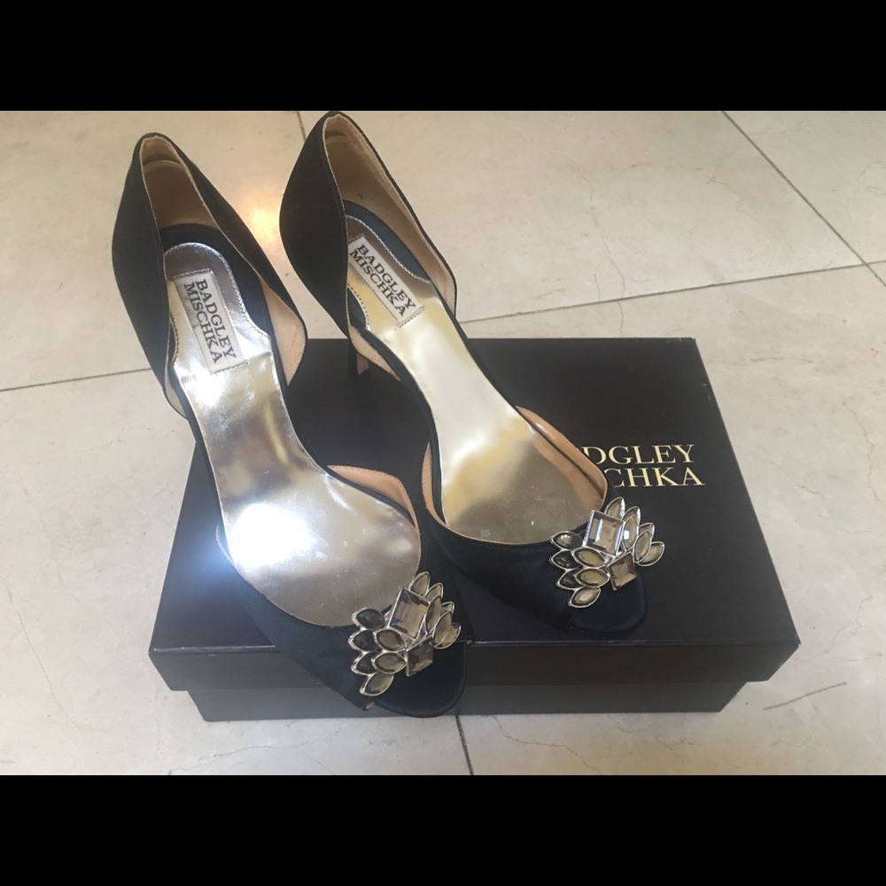 Badgley Mischka Heels with crystals